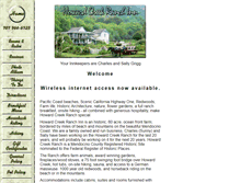 Tablet Screenshot of howardcreekranch.com